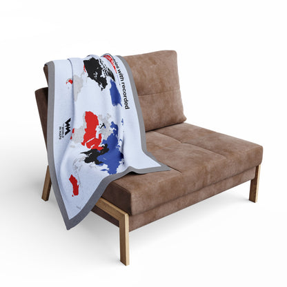 Hot and Cold Countries Fleece Blanket