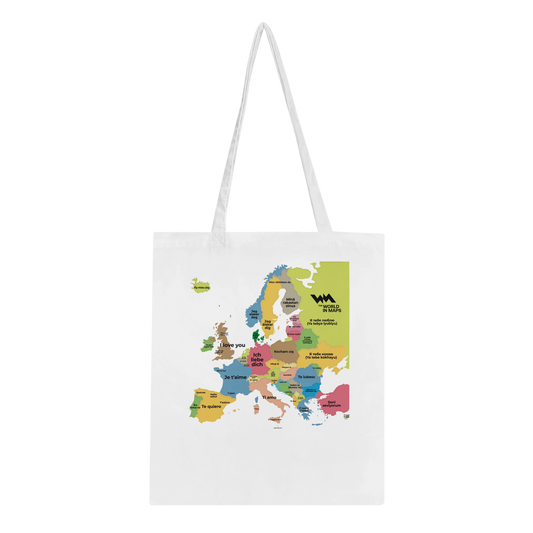 "I Love You" Tote Bag